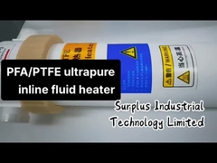 Ultrapure подогреватели подогревателя PFA/PTFE Fluorolymer встроенные химические жидкие, онлайн подогреватели