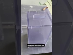 100 мм х 140 мм х 195 мм небольшие прозрачные резервуары из ПВХ с крышкой для лаборатории