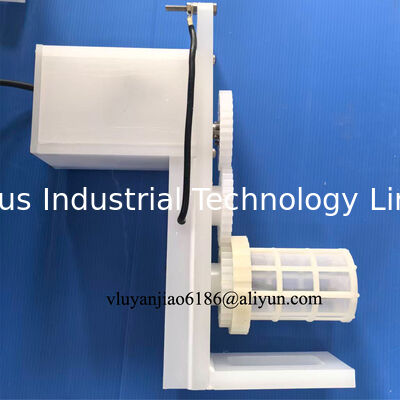 Мини-барель для электропластировки ПП 60*100 мм с одной корзиной для небольшого бака электропластировки